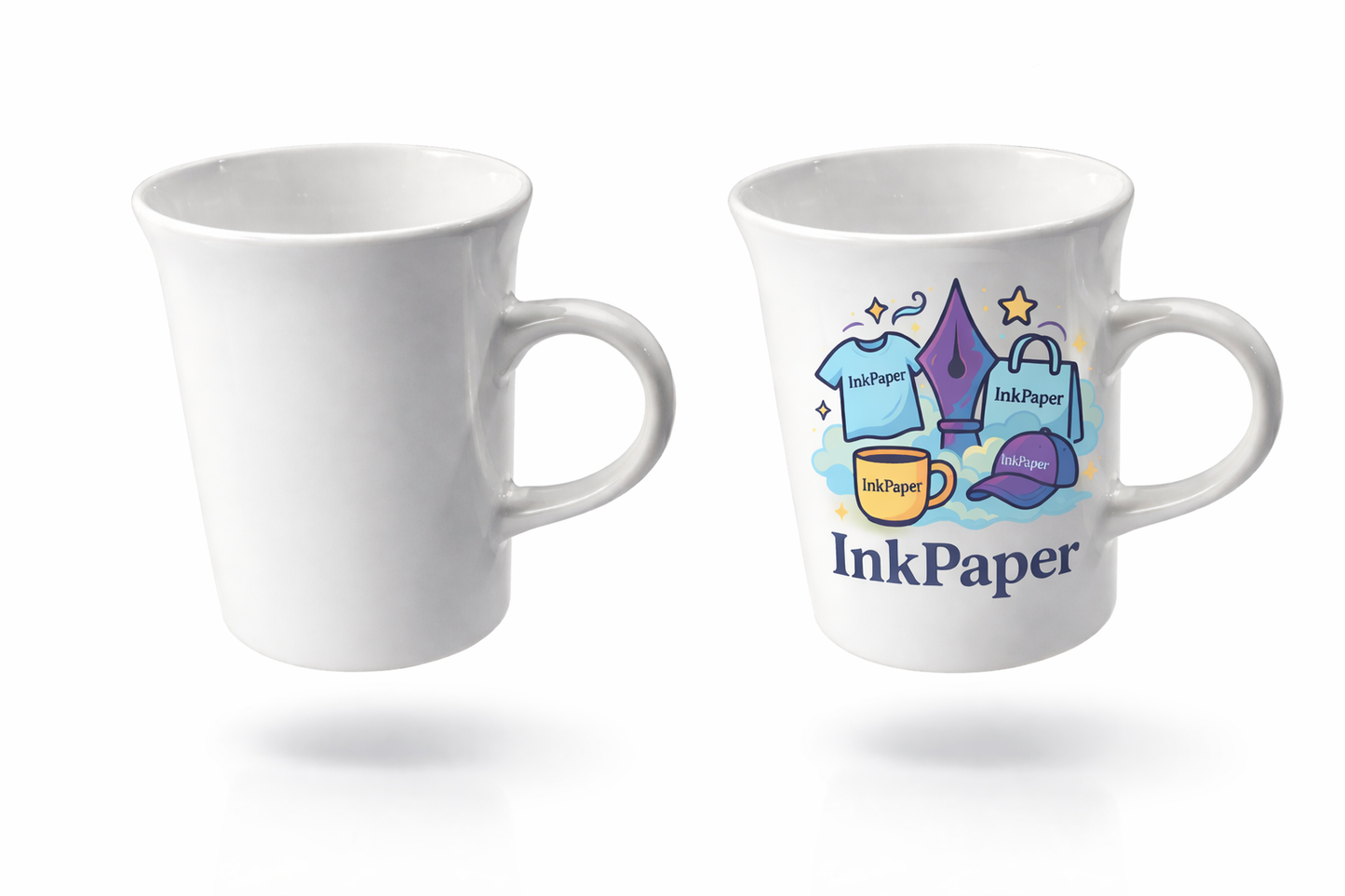 Ceramic Mug with Slanted Tip