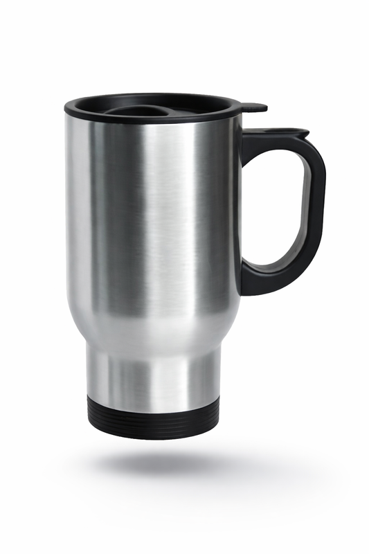 450 ML Stainless Steel Travel Mug - Silver