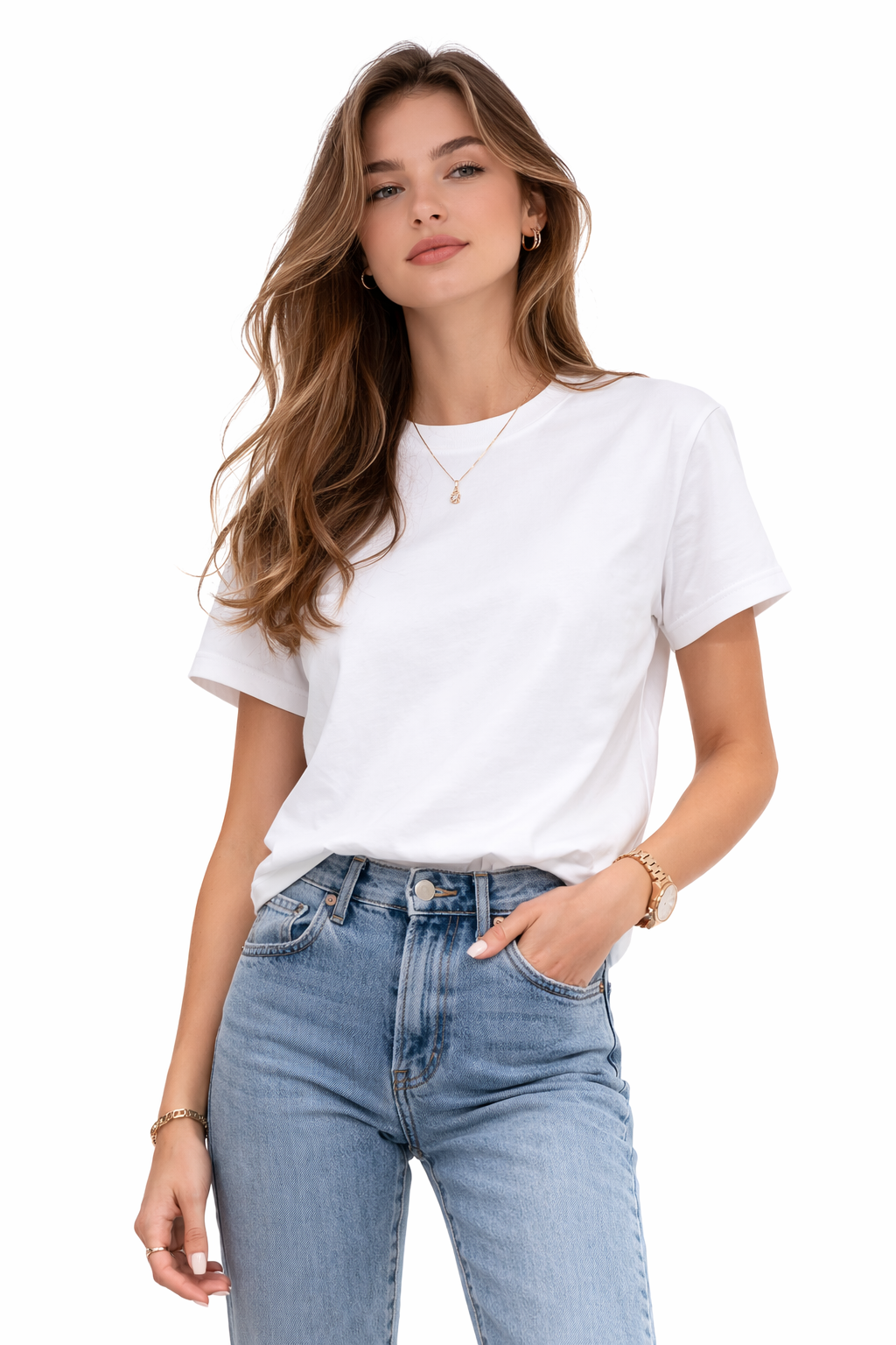 تي شيرت بأكمام قصيرة - قصة عادية