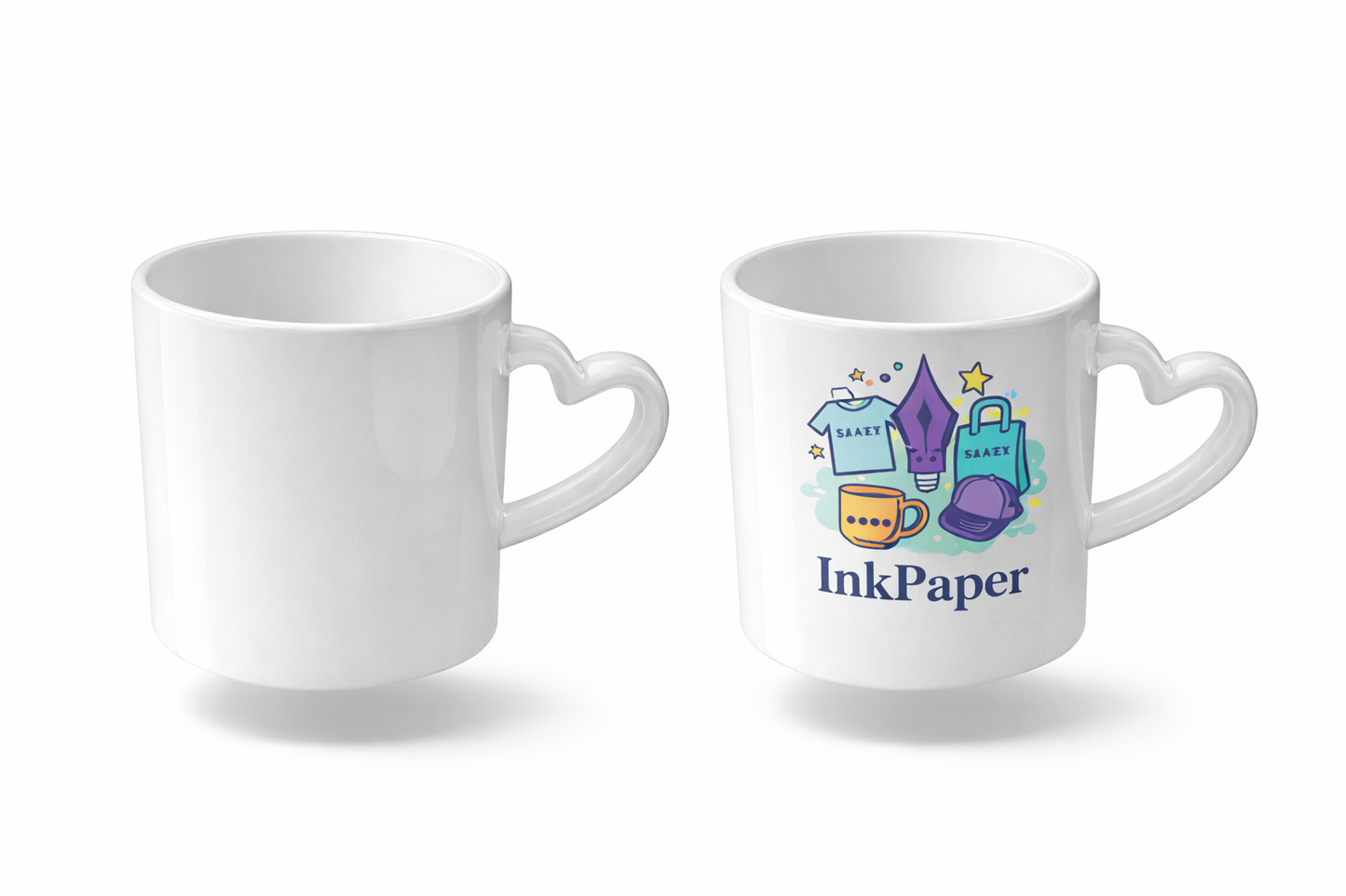 Heart Hand Ceramic Mug