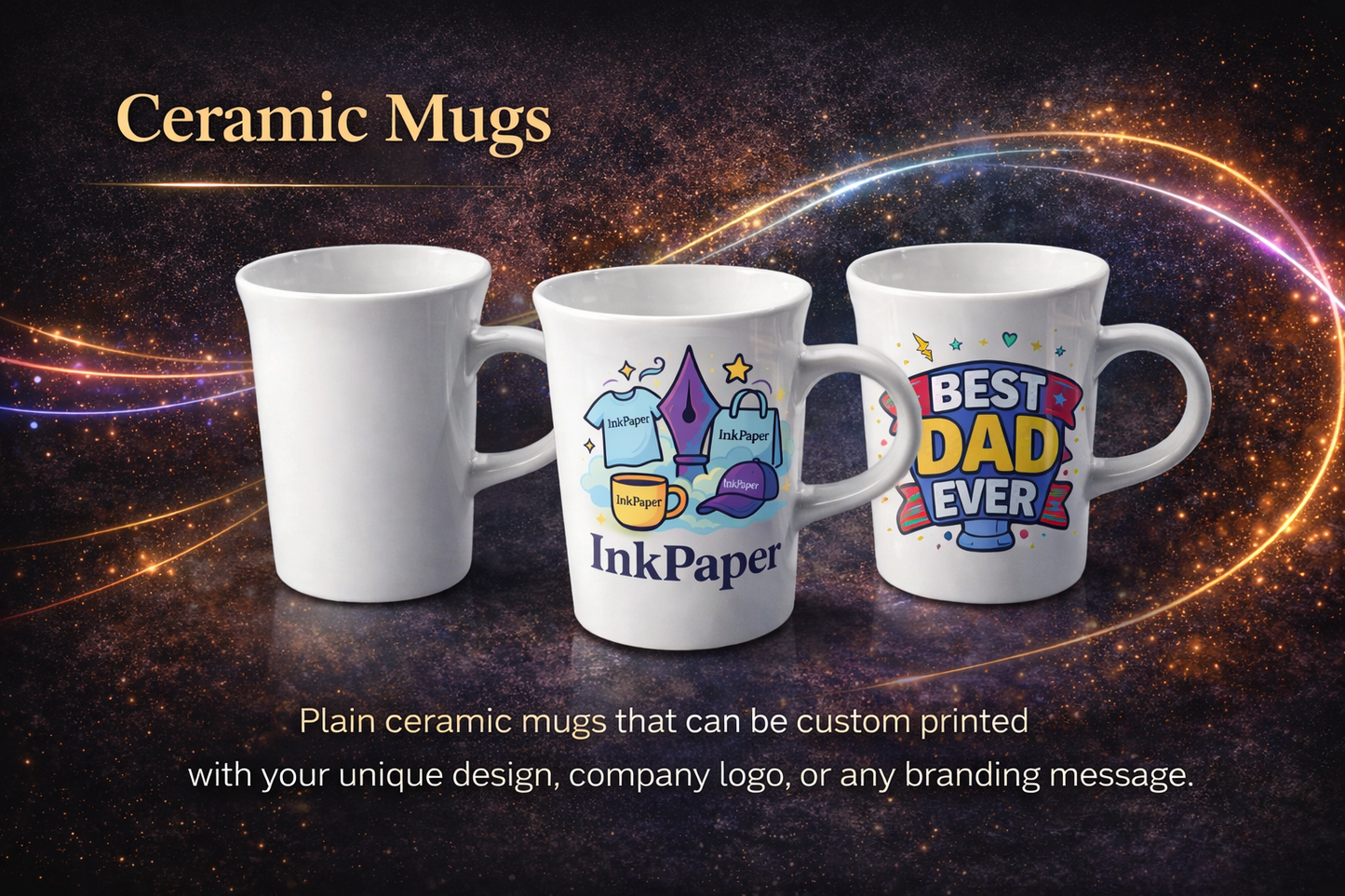 Ceramic Mug with Slanted Tip