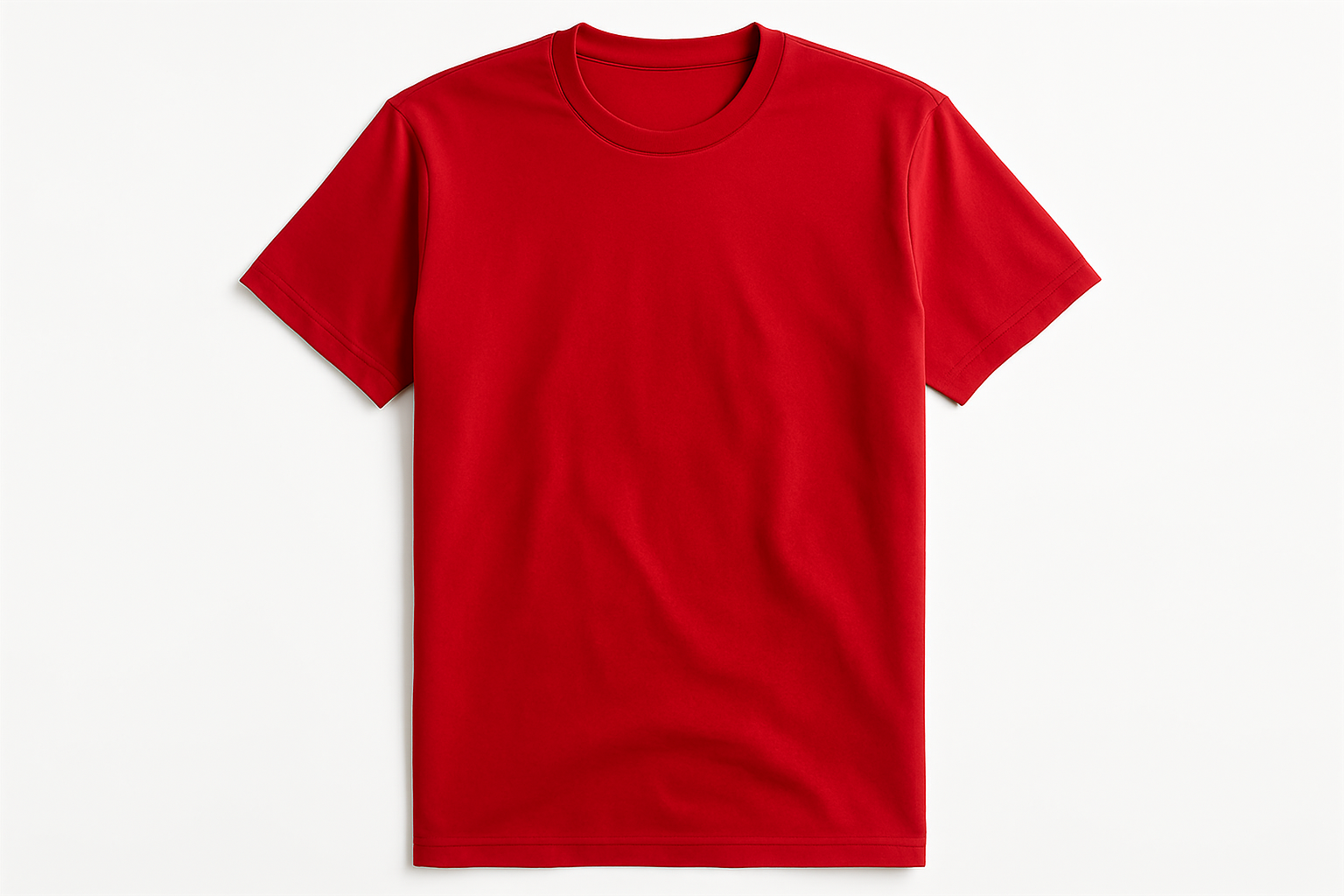 short sleeve red t-shirt for men