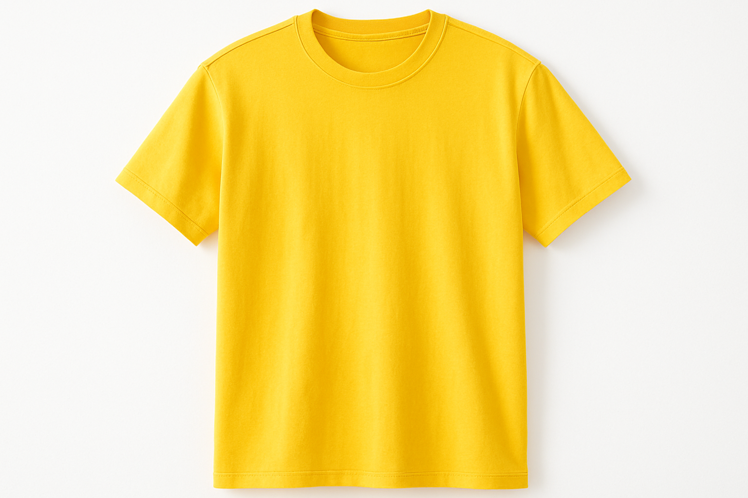 short sleeve yellow t shirt for men