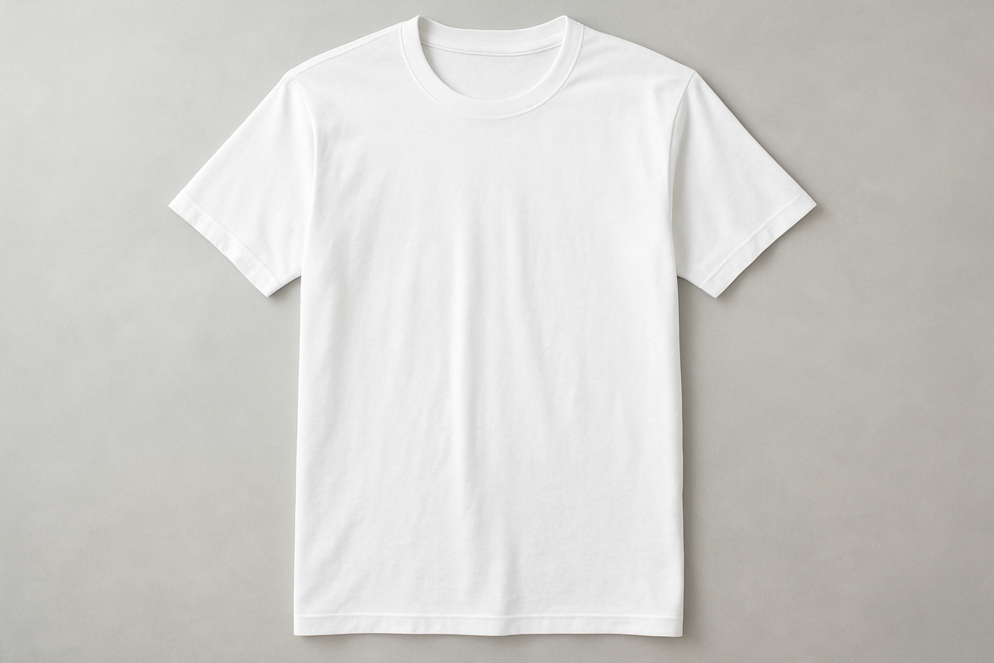 White blank shortsleeve T shirt for men